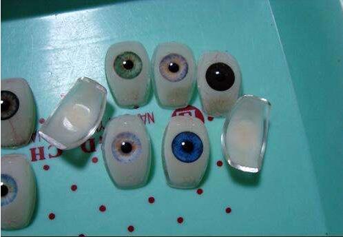 玻璃材质的义眼 玻璃材质的义眼