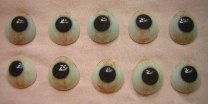 高分子材料定制的义眼 高分子材料定制的义眼