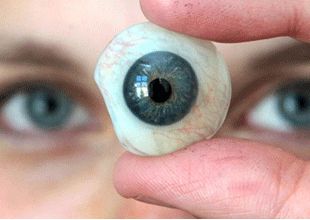 通过结合患者的色斑素、血管纹理和巩膜基色制作逼真的效果 通过结合患者的色斑素、血管纹理和巩膜基色制作逼真的效果