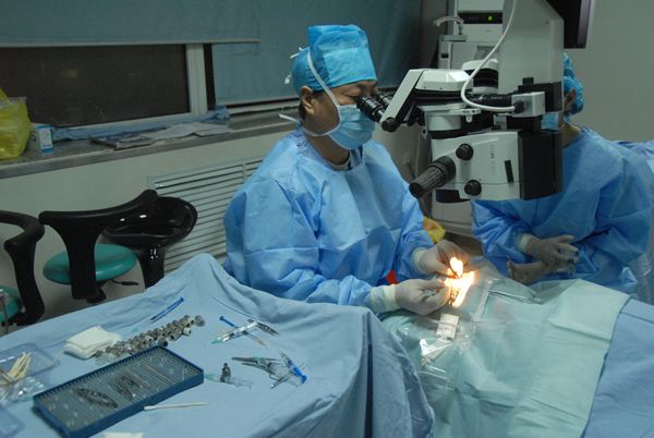 义眼手术现场 义眼手术现场